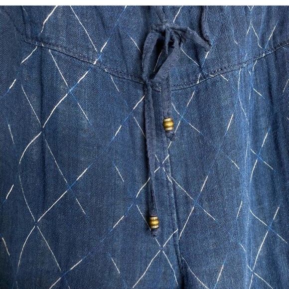 Anthropologie Hei Hei Drawstring Waist Cropped Printed Pants Women’s Size XS - Picture 4 of 11